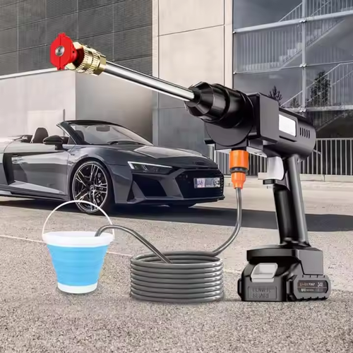 Cordless High-Pressure Washer Gun - Car Wash & Garden Watering 2-in-1