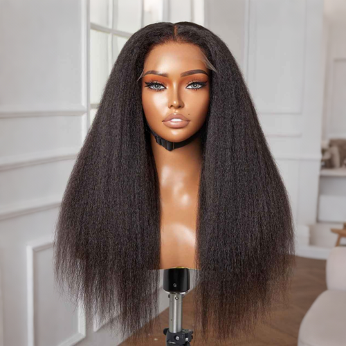 一Fashionable Lace Front Fluffy Afro Wig