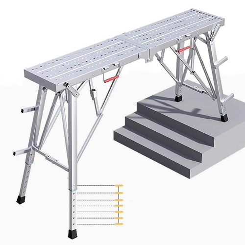 Heavy-Duty Steel Folding Work Platform