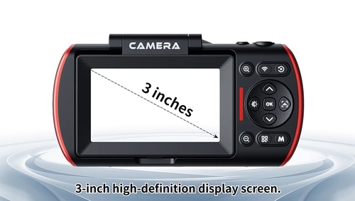 4K Mirrorless Digital Camera with Flip Screen