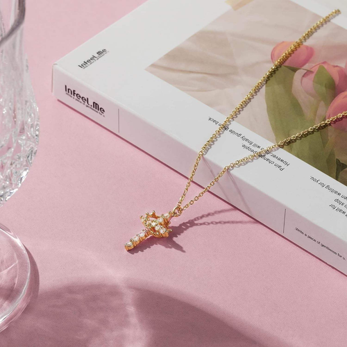 Gold Cross Necklace