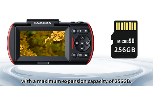 4K Mirrorless Digital Camera with Flip Screen