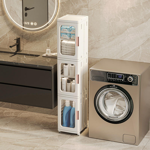 Slim storage cabinet