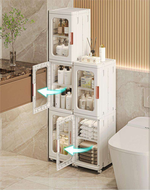 Slim storage cabinet