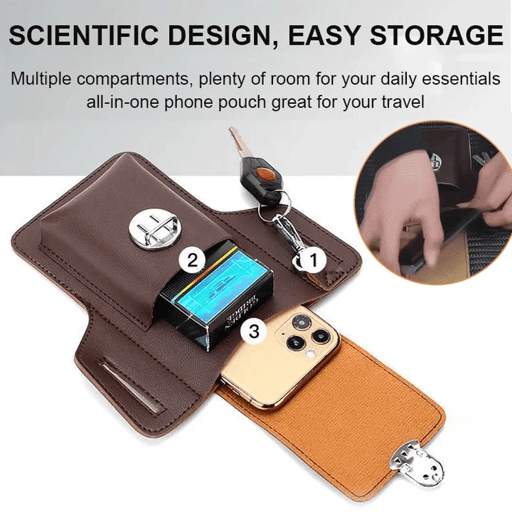 🔥💥Mobile Phone Waist Bag(Anti-theft, waterproof, durable, high quality)