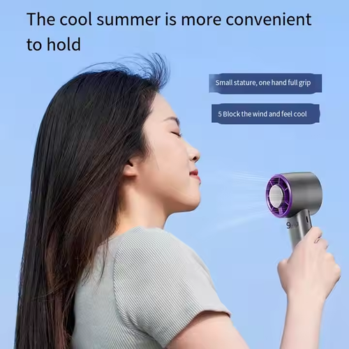 2025 Portable Mini Turbine Cooling Fan - 100 RPM Type - USB-C Rechargeable Battery Driven Version