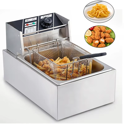 Factory Supply Doughnut Potato Chips Oil Professional Frying Machine Chips Chicken Churros Electric Commercial Deep Fryer