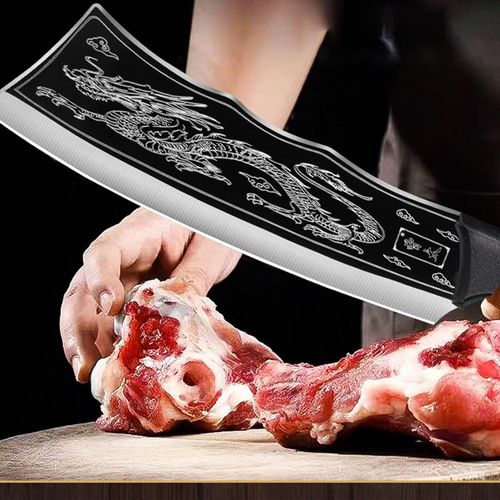 🔥🥩🍖🔪 Black Dragon Knife Japanese Titanium Steel Version