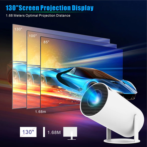 HY300 Pro Projector 4K Android 11 RK3326 Wifi 6 BT5.0 Native 720P 160ANSI Home Theater Cinema Outdoor Mini Portable Projetor