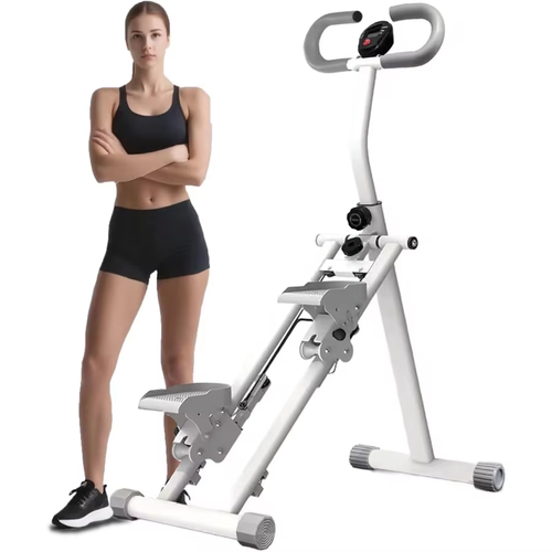 Stair Stepper for Home Gym Vertical Climber Workout Machine for Full-Body Workout Folding Cardio Exercise Climber with Adjustab