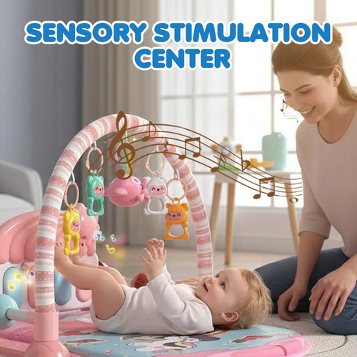 🎵3-in-1 Baby Music Piano Game Mat