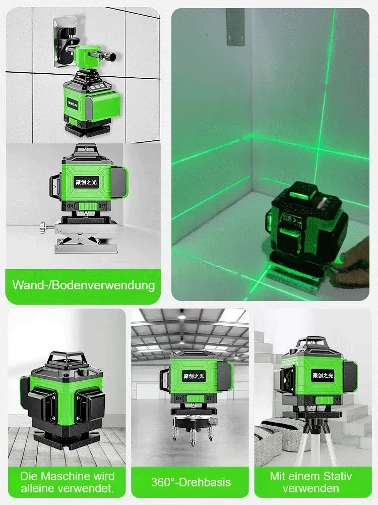 🔥💥Infrared Green Light Laser Level for Precision Work