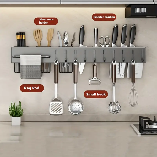 1pc No-Drill Kitchen Organizer