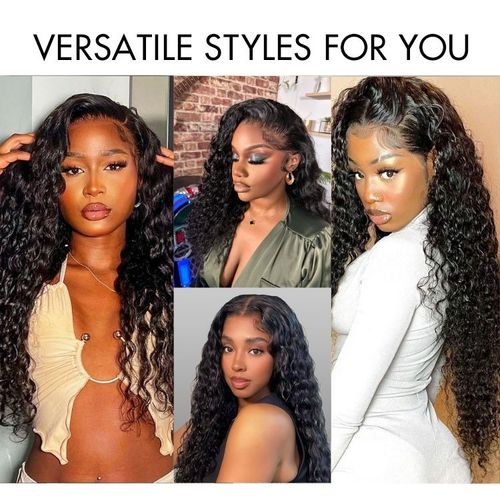 💃women's pre-pulled hairline long wavy wig👑