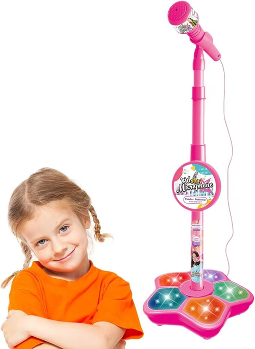 🎄Christmas Hot Sale 49% OFF🎅Kids Microphone Toy with Stand🎙️