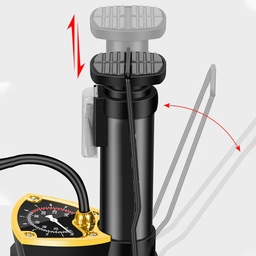 🔥🔥🔥Portable car and bicycle pedal high pressure air pump
