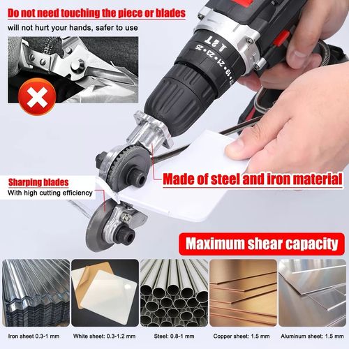 🔥🔥🔥Electric Drill Sheet Metal Cutter