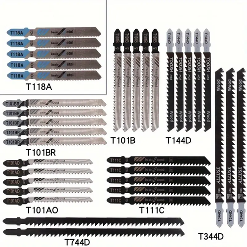 🔥🔥35pcs High Carbon Steel Puzzle Saw Blade Set- Durable, Precision Cutting for Wood, Plastic& Metal, Medium Size Teeth, Essential DIY Professional Tool, for Woodworking Enthusiasts🔥