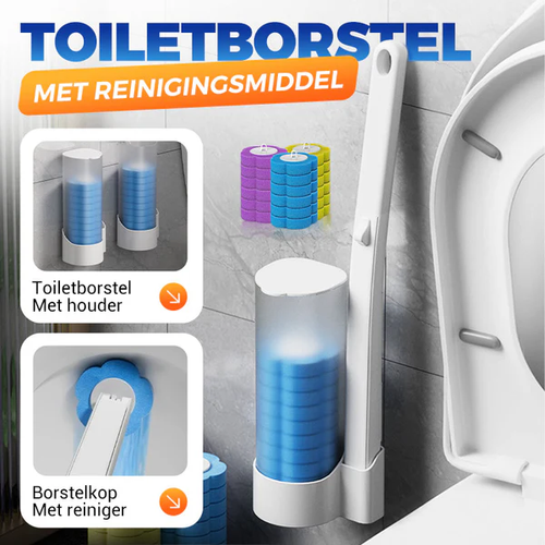 🔥🔥🔥Hete verkoop🎉Toiletborstels met reinigingsmiddel