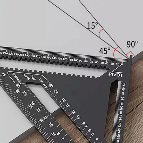 Woodworking Triangle Ruler 7 inch🔥Red