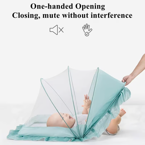 Baby Mosquito Net Cover Foldable Bed😊Size 125*65*65