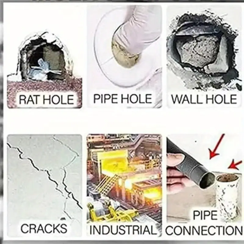 🔥🔥🔥Thirty packs of sealing putty per bag for sealing air conditioning holes, pipe sealants, household wall repair patches, to prevent pests and airflow, multifunctional household repair putty white, convenient for manual repair