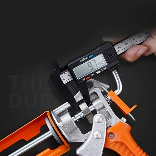 🔥🔥🔥1pc, Filling Gun, Anti-Drip Glass Glue Gun, Thickened Handle Rotating Integrated Filler, Automatic Cutting and Dripping Structure Glue Gun, Manual Anti-Drip Thickening Rotation Tool for DIY Building Supplies, Home Decoration