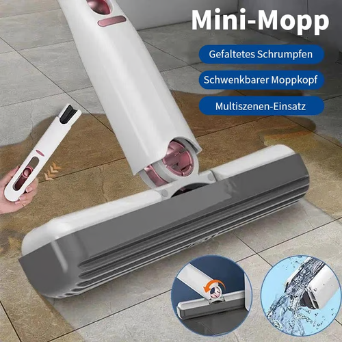 1set Super Absorbent Mini Mop, Handheld Sponge Mop, Hand-free Wash Mop, Desktop Mop, Glass Wiper, Multipurpose Portable, Suitable For Bathroom, Car, Window, Glass Cleaning, Cleaning Supplies, Cleaning Tool