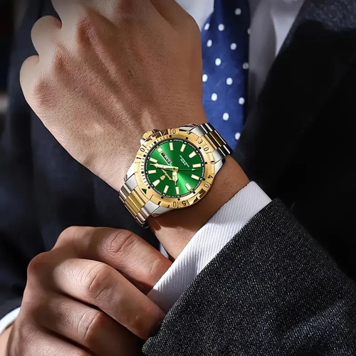 A Stylish New Brand Waterproof Watch With Super Bright Night Light For Young People, A Men's Wristwatch.