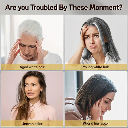 ❤️3-IN-1 BLACK HAIR DYE SHAMPOO (AYURVEDIC NO SIDE EFFECT)❤️