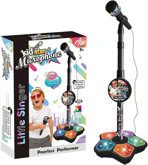 🎄Christmas Hot Sale 49% OFF🎅Kids Microphone Toy with Stand🎙️