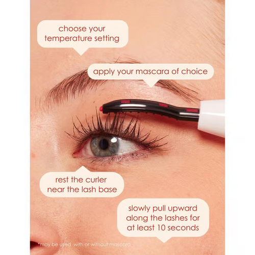 👀Heated Lash Curling Tool🎁White