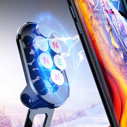 🎁🎁Magnetic Car Phone Holder: Secure & Adjustable Dashboard Mount. Foldable 360° Rotation