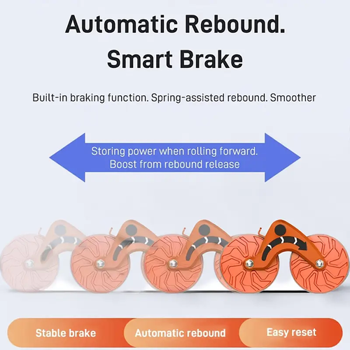 🔥Automatic rebound abdominal wheel