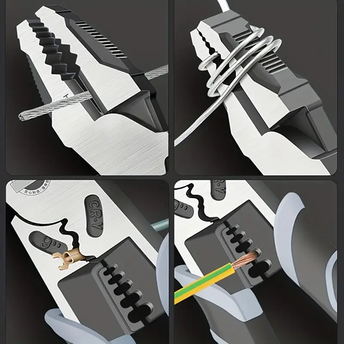 Electrical Multi-functional Industrial Pliers, Universal Strong Wire Cutters, Household Pliers, Electrical Hardware Tools, Essential Helpers For Home Cutting