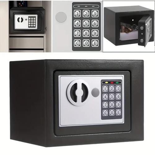 Fireproof Safes with Digital Keypad,Spacious Storage for Valuables, Fireproof & Waterproof Bag, Perfect for Home And Office Security