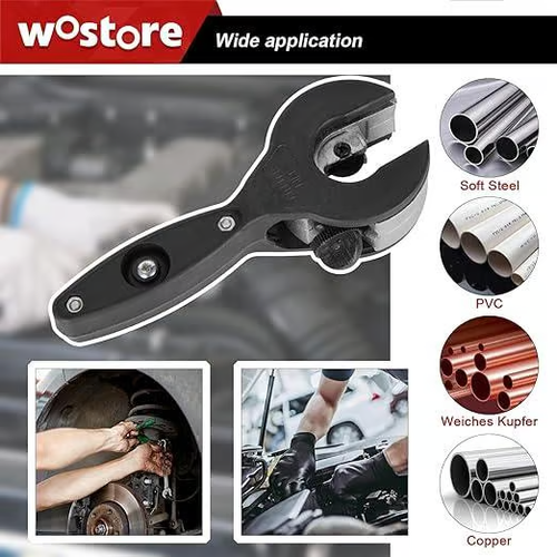 🔥🔥🔥Ratchet Pipe Cutter, Heavy-Duty Ratchet Pipe Cutter, Versatile Ratchet Pipe Cutter, Suitable for Copper, Aluminum, Iron, Stainless Steel, PPR, And PE Pipes, No Electricity Required, for Air Conditioning Maintenance And Installation.