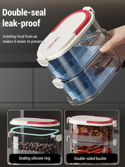 🔥🔥🔥Stackable Airtight Moisture-Proof Fresh-Keeping Box（5pcs)