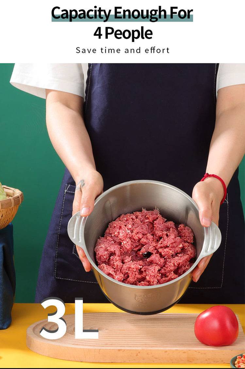 Multifunctional stainless steel meat grinder
