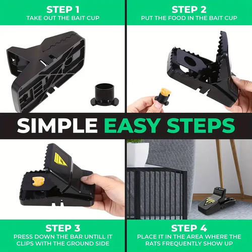 Indoor Outdoor Use, Small Mice Catchers for Home Indoor, Reusable Mice Trap, Quick-Set Mousetraps for House