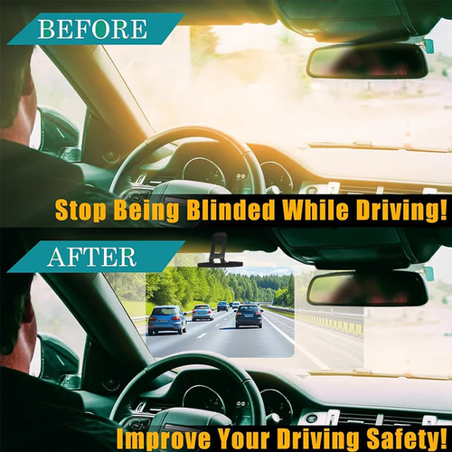 🚗☀️Summer Special Offer 50% OFF🔥Anti-Glare Driving Visor for Sun Glare & Snow Blindness