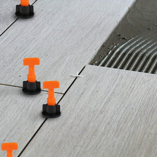 🔥🔥🔥Reusable Tile Leveling System, Replaceable Needle Pin for Wall Floor Tile, Laying Leveler Spacer Wedge Crossers Tool, Locator Plier