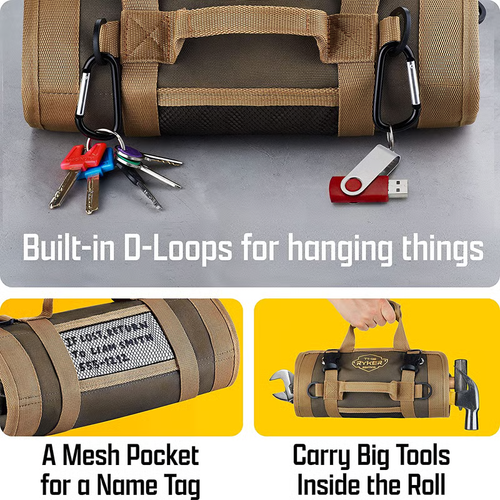 🔥🔥🔥Tool Roll Bag Organizers