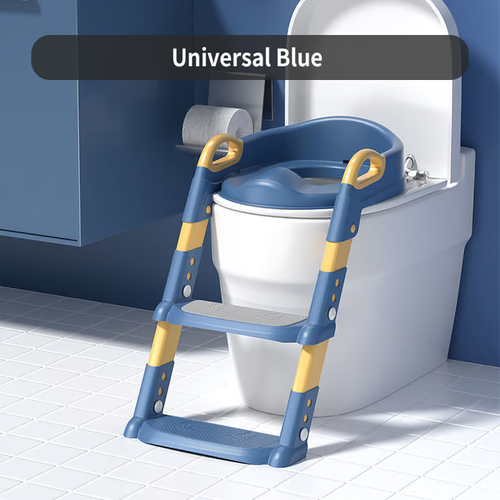 🔥🔥🔥Potty Training Toilet Seat for Kids With Step Stool Ladder🚽blue
