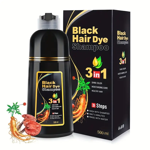❤️3-IN-1 BLACK HAIR DYE SHAMPOO (AYURVEDIC NO SIDE EFFECT)❤️