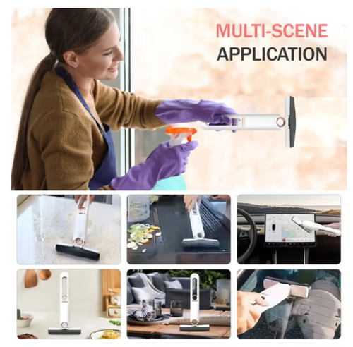 1set Super Absorbent Mini Mop, Handheld Sponge Mop, Hand-free Wash Mop, Desktop Mop, Glass Wiper, Multipurpose Portable, Suitable For Bathroom, Car, Window, Glass Cleaning, Cleaning Supplies, Cleaning Tool