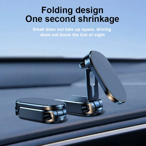 🎁🎁Magnetic Car Phone Holder: Secure & Adjustable Dashboard Mount. Foldable 360° Rotation