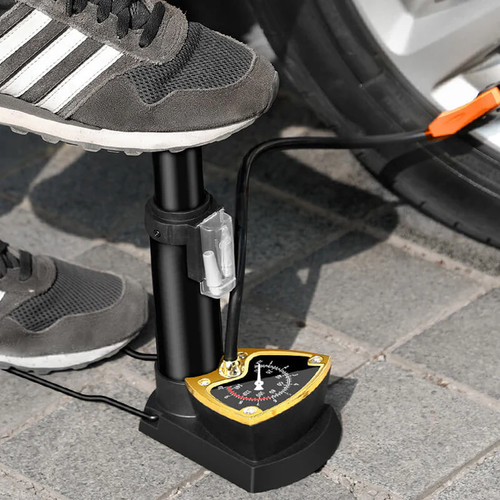 🔥🔥🔥Portable car and bicycle pedal high pressure air pump