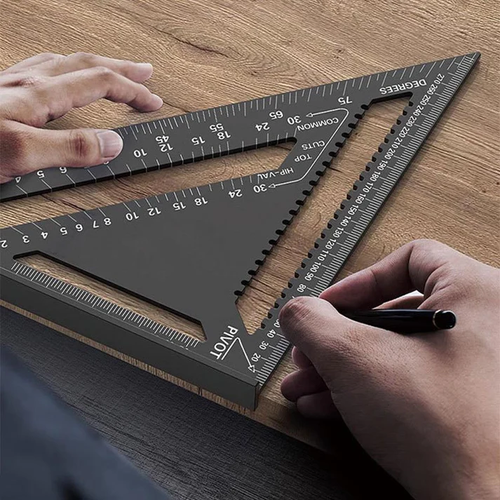 Woodworking Triangle Ruler 7 inch🔥Red