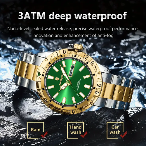 A Stylish New Brand Waterproof Watch With Super Bright Night Light For Young People, A Men's Wristwatch.